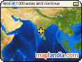 end of 1000acres and continue satellite map