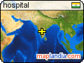 hospital  satellite map