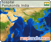 hospital  satellite map
