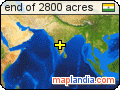 end of 2800 acres satellite map