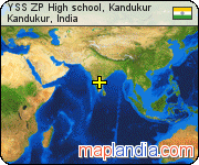 YSS ZP High school, Kandukur satellite map