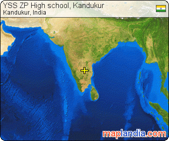 YSS ZP High school, Kandukur satellite map