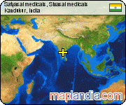 Satyasai medicals, Sivasai medicals satellite map