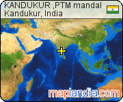 KANDUKUR ,PTM mandal  satellite map