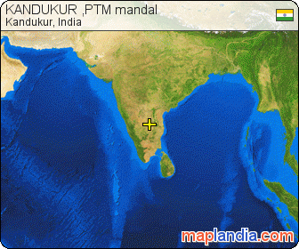 KANDUKUR ,PTM mandal  satellite map