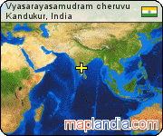 Vyasarayasamudram cheruvu satellite map