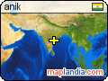 anik satellite map