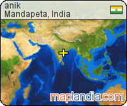 anik satellite map