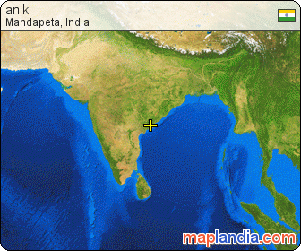 anik satellite map