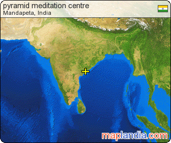 pyramid meditation centre satellite map