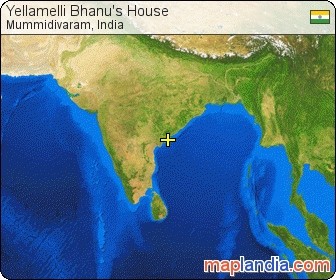 Yellamelli Bhanu's House satellite map