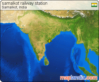 samalkot railway station satellite map