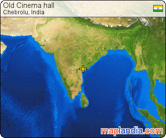 Old Cinema hall satellite map
