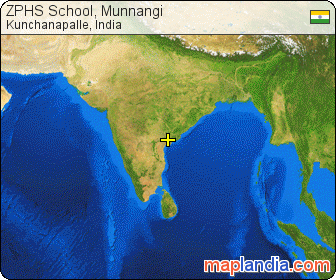 ZPHS School, Munnangi satellite map