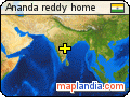 Ananda reddy home satellite map
