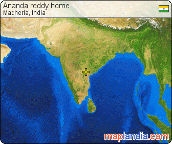 Ananda reddy home satellite map