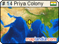 # 14 Priya Colony satellite map