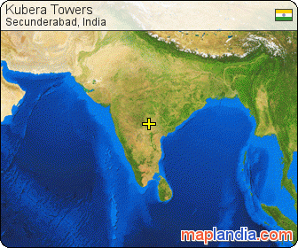 Kubera Towers satellite map