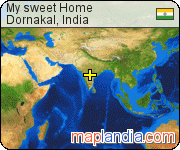 My sweet Home satellite map