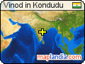 Vinod in Kondudu satellite map