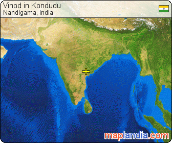 Vinod in Kondudu satellite map