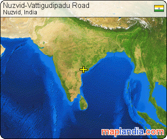 Nuzvid-Vattigudipadu Road satellite map