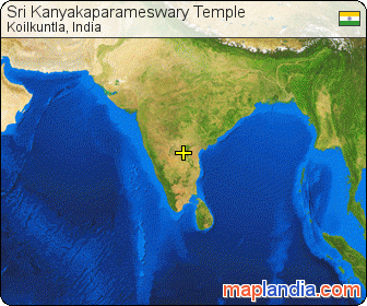 Sri Kanyakaparameswary Temple satellite map