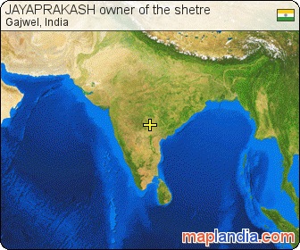 JAYAPRAKASH owner of the shetre satellite map