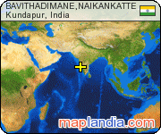 BAVITHADIMANE,NAIKANKATTE satellite map