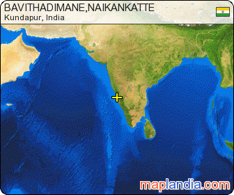 BAVITHADIMANE,NAIKANKATTE satellite map