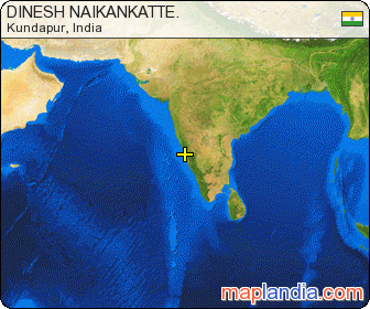 DINESH NAIKANKATTE. satellite map