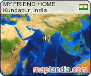 MY FRIEND HOME satellite map