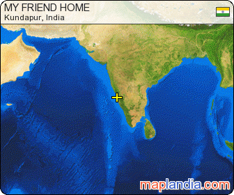 MY FRIEND HOME satellite map