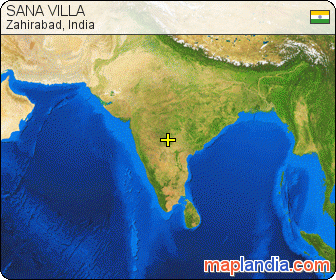 SANA VILLA satellite map