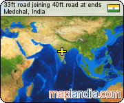 33ft road joining 40ft road at ends satellite map