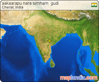aakaarapu nara simham  gudi satellite map