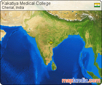 Kakatiya Medical College satellite map