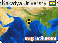 Kakatiya University satellite map
