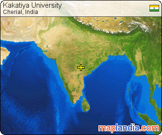 Kakatiya University satellite map