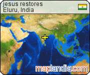 jesus restores's map homepage