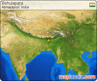 Behulapara satellite map