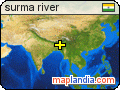 surma river satellite map