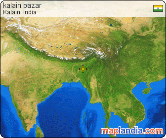 kalain bazar satellite map