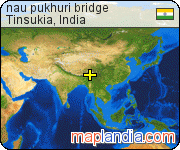 nau pukhuri bridge satellite map