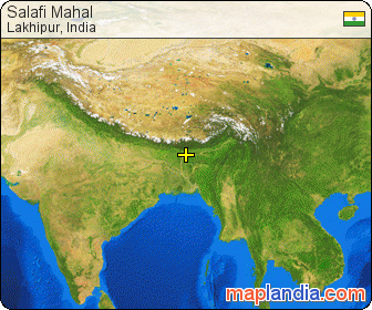 Salafi Mahal satellite map