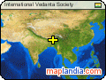 International Vedanta Society satellite map