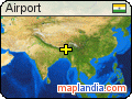Airport satellite map