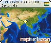 DON BOSCO HIGH SCHOOL satellite map