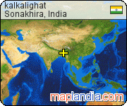 kalkalighat satellite map