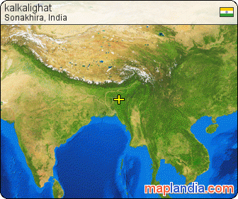 kalkalighat satellite map